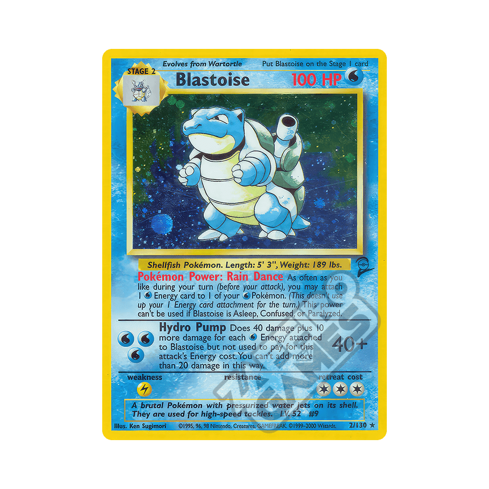 002/130 Blastoise Holo (ENG) - Set Base 2 rr