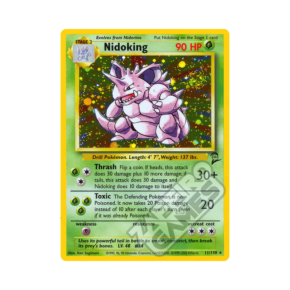 011/130 Nidoking Holo (ENG) - Set Base 2 rr
