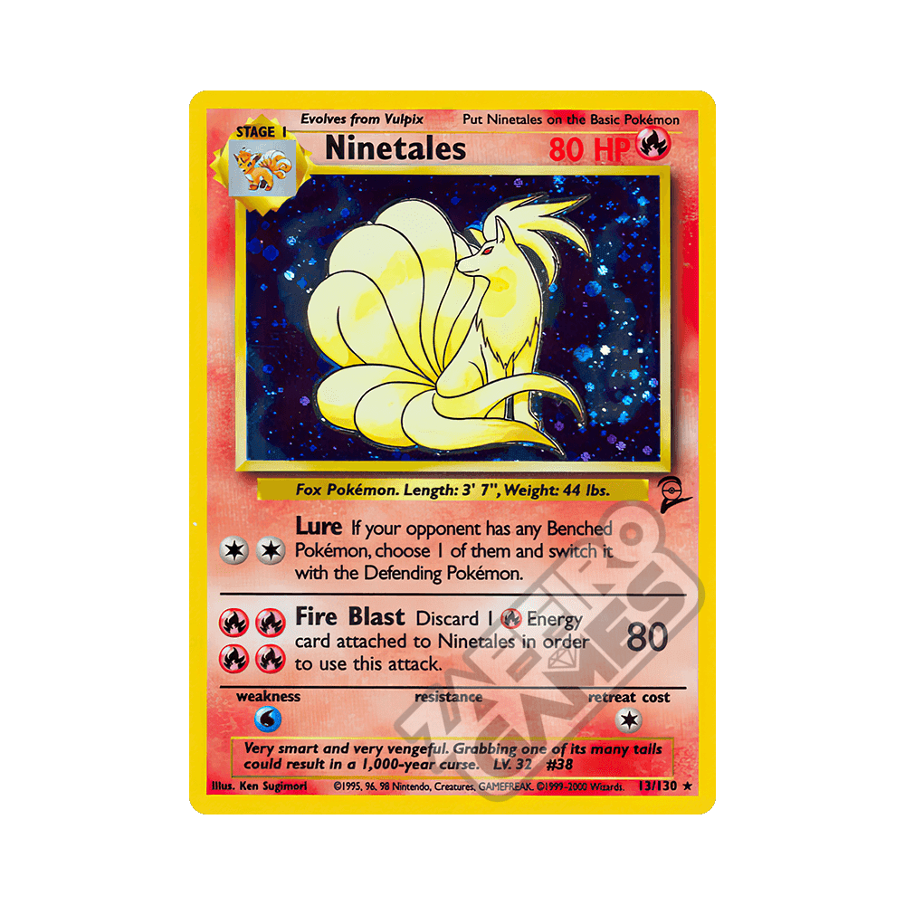 013/130 Ninetales Holo (ENG) - Set Base 2 rr
