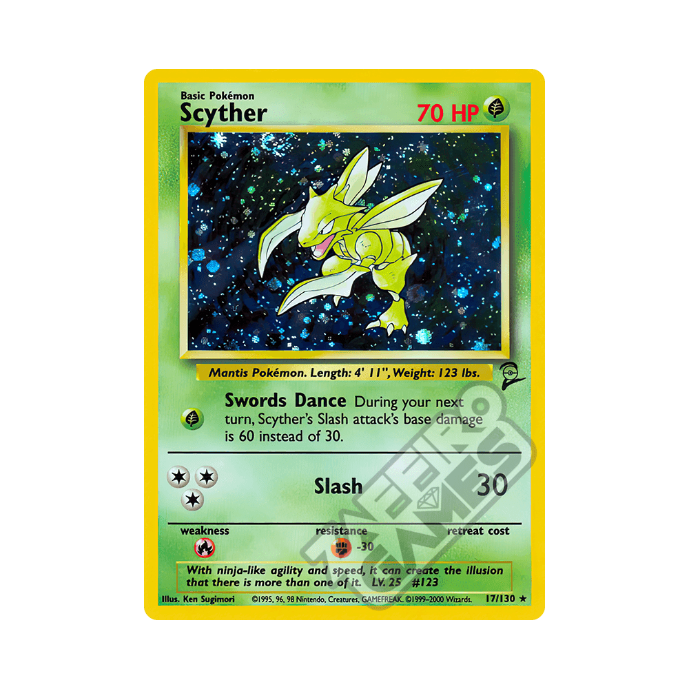 017/130 Scyther Holo (ENG) - Set Base 2 rr