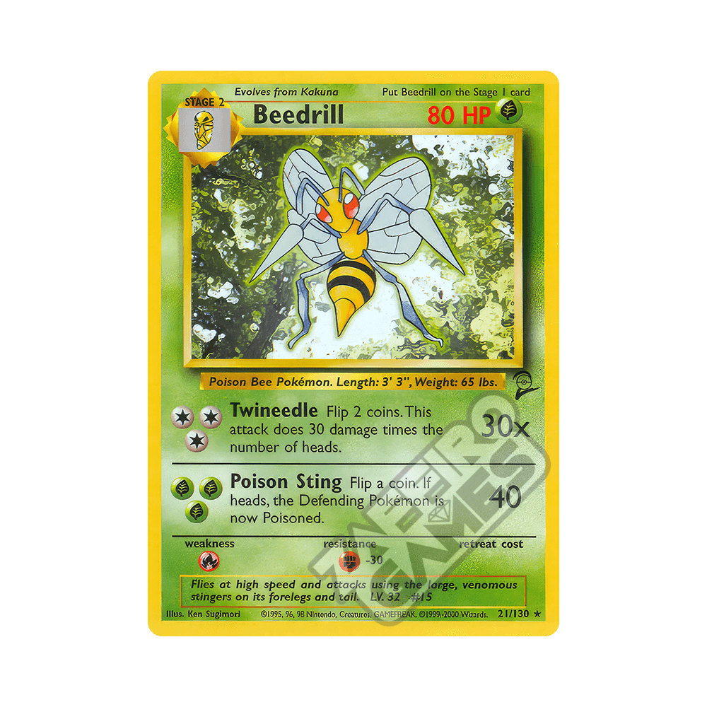 021/130 Beedrill Rara (ENG) - Set Base 2 rr