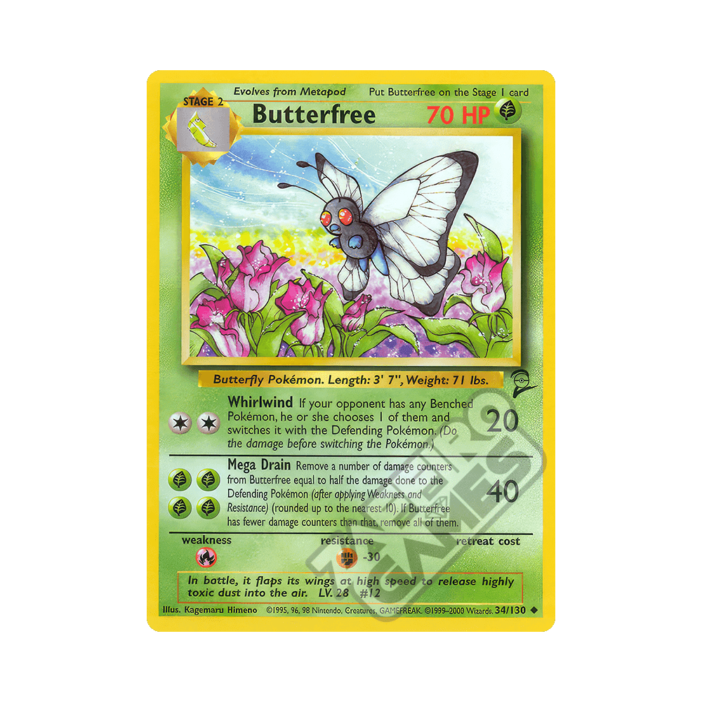 034/130 Butterfree Non Comune (ENG) - Set Base 2 rr