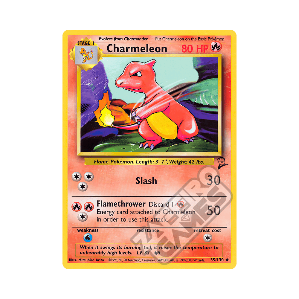 035/130 Charmeleon Non Comune (ENG) - Set Base 2 rr