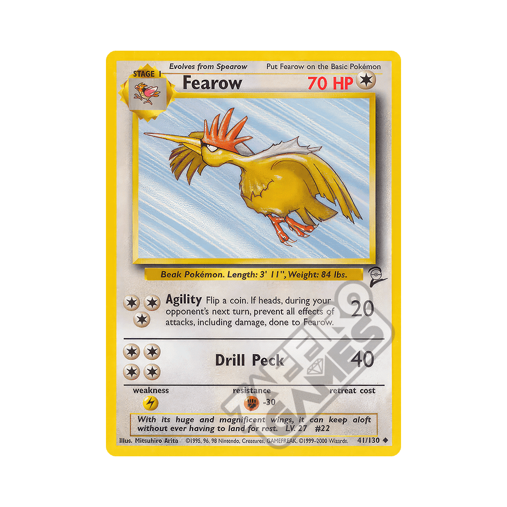 041/130 Fearow Non Comune (ENG) - Set Base 2 rr