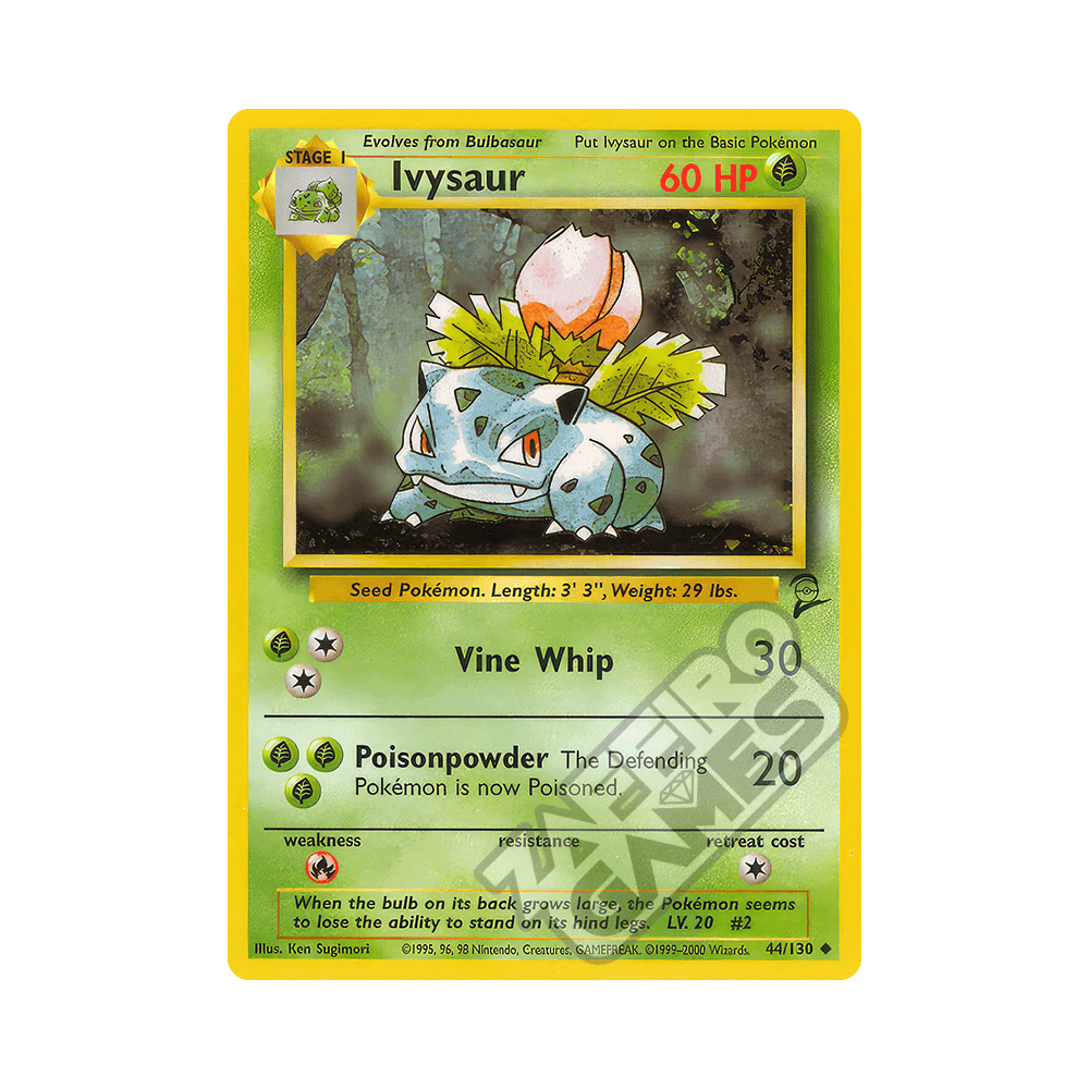 044/130 Ivysaur Non Comune (ENG) - Set Base 2 rr