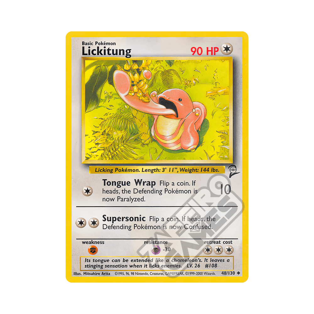 048/130 Lickitung Non Comune (ENG) - Set Base 2 rr