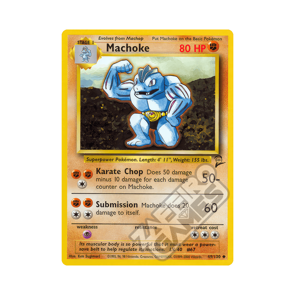 049/130 Machoke Non Comune (ENG) - Set Base 2 rr