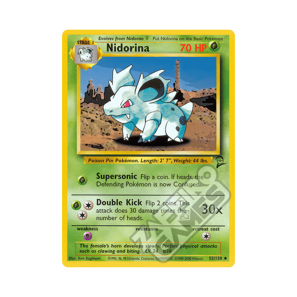 053/130 Nidorina Non Comune (ENG) - Set Base 2 rr