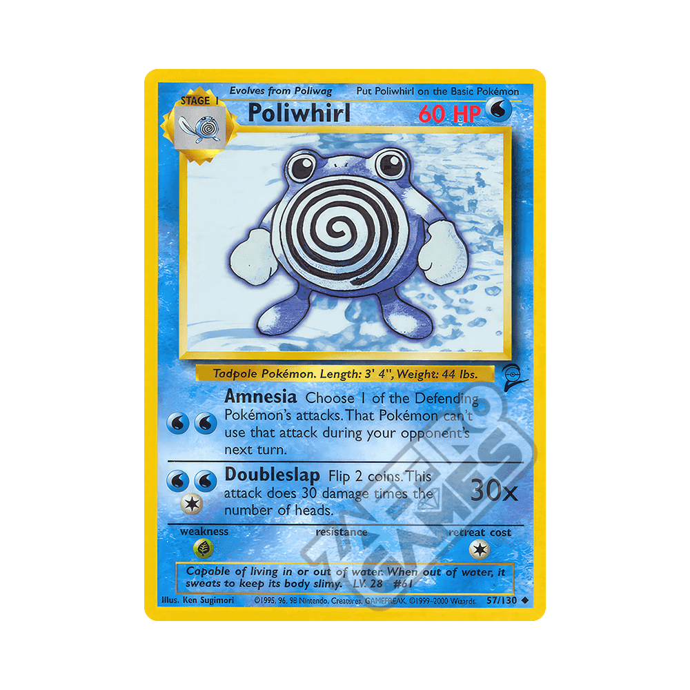 057/130 Poliwhirl Non Comune (ENG) - Set Base 2 rr