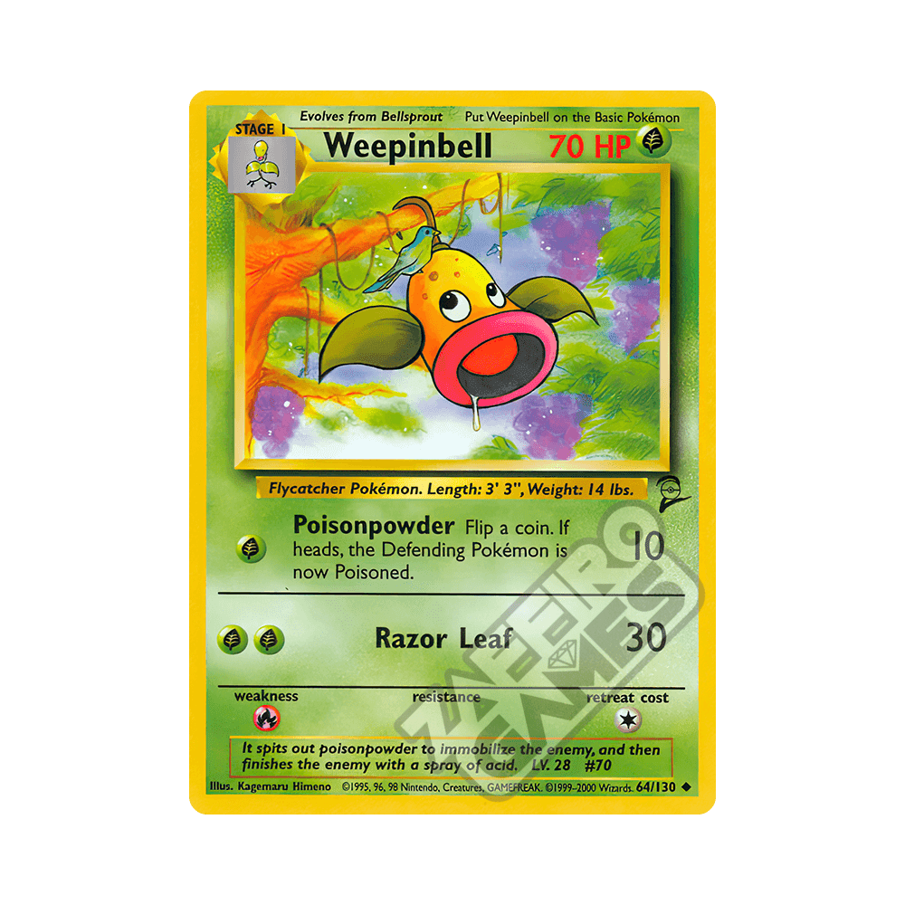 064/130 Weepinbell Non Comune (ENG) - Set Base 2 rr