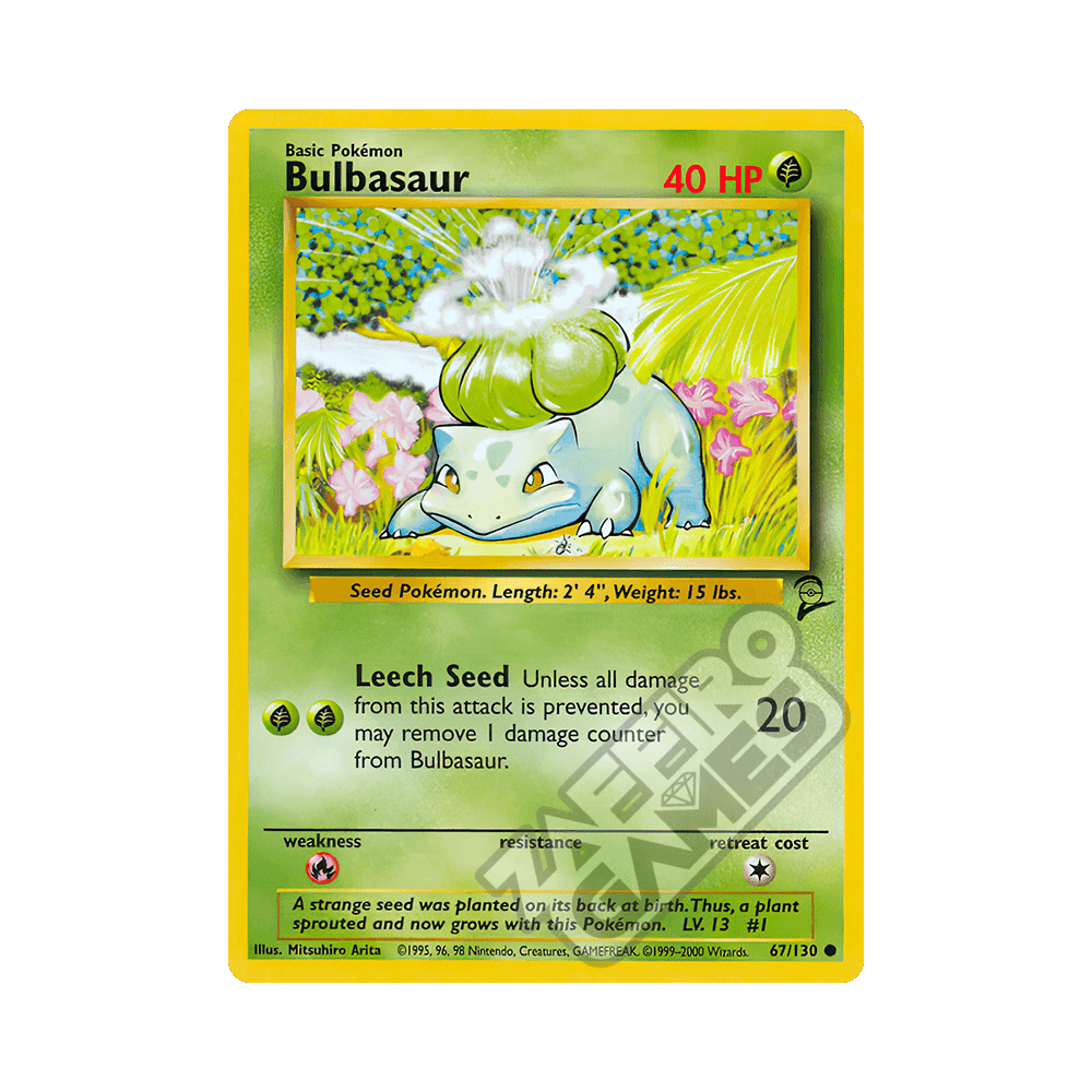067/130 Bulbasaur Comune (ENG) - Set Base 2 rr