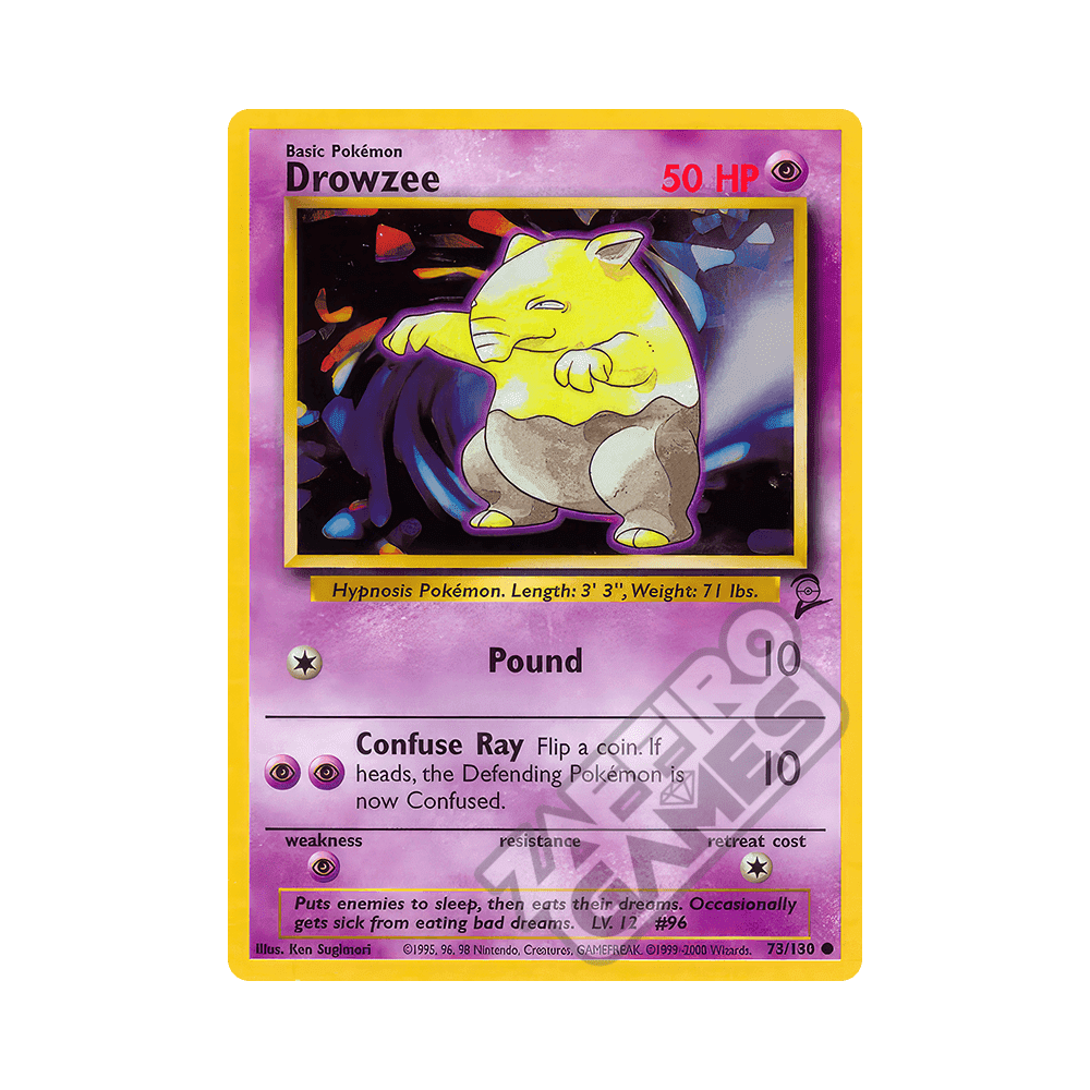 073/130 Drowzee Comune (ENG) - Set Base 2 rr