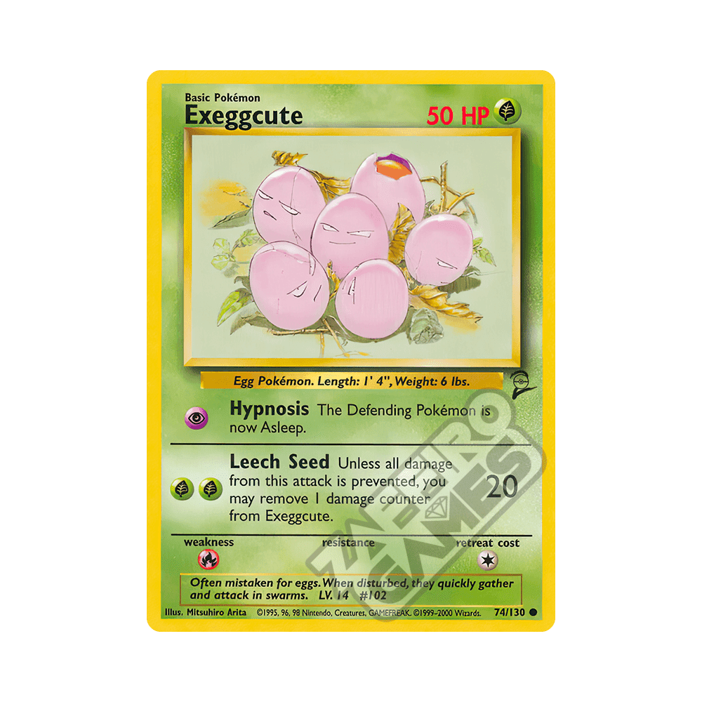 074/130 Exeggcute Comune (ENG) - Set Base 2 rr