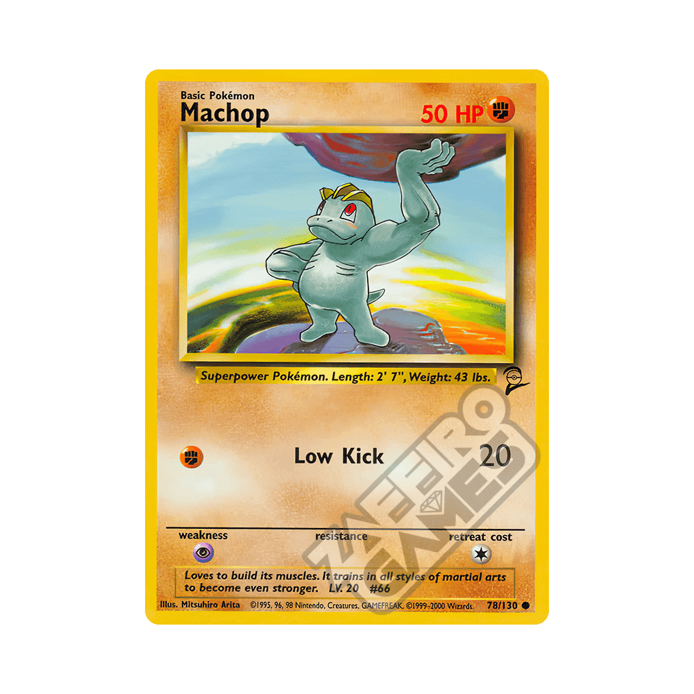 078/130 Machop Comune (ENG) - Set Base 2 rr