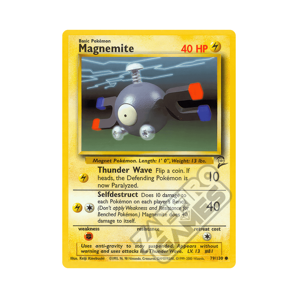 079/130 Magnemite Comune (ENG) - Set Base 2 rr