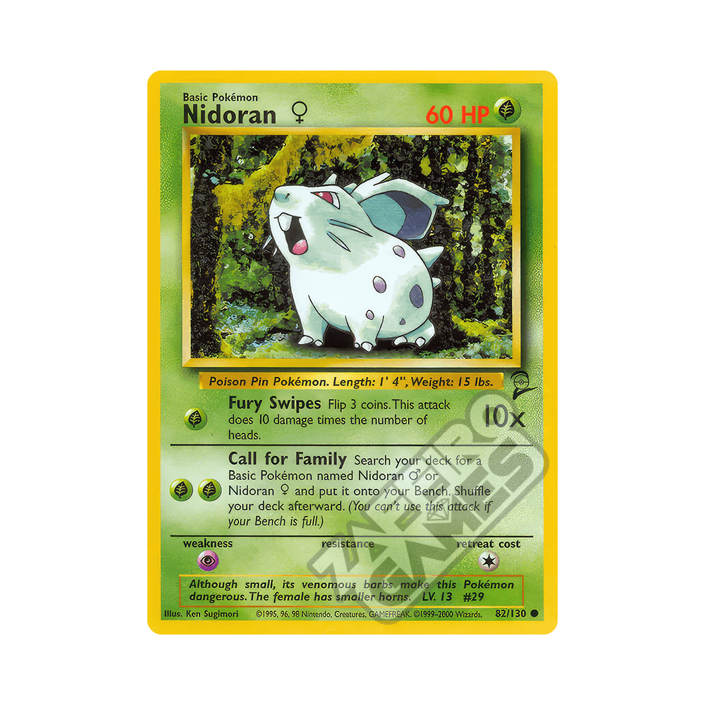 082/130 Nidoran Comune (ENG) - Set Base 2 rr