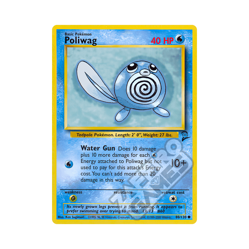 088/130 Poliwag Comune (ENG) - Set Base 2 rr