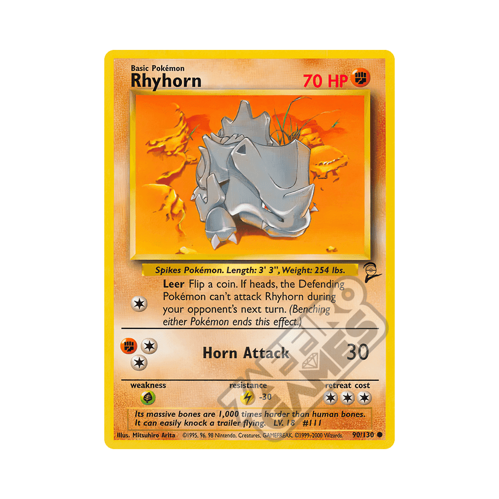 090/130 Rhyhorn Comune (ENG) - Set Base 2 rr