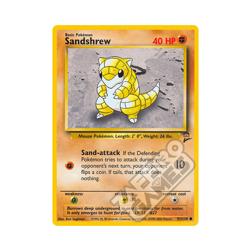 091/130 Sandshrew Comune (ENG) - Set Base 2 rr