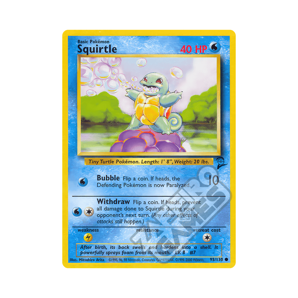 093/130 Squirtle Comune (ENG) - Set Base 2 rr