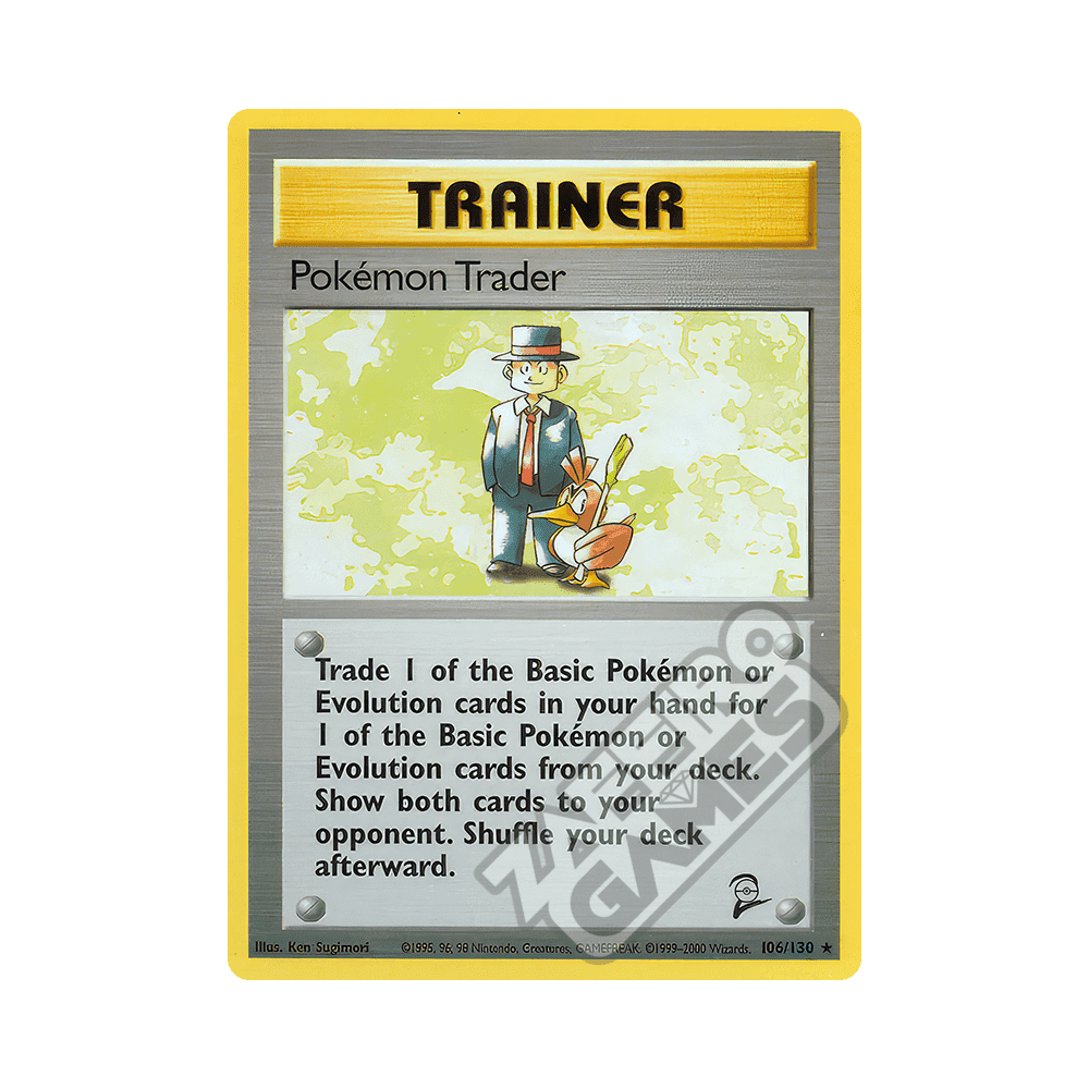 106/130 Pokémon Trader Rara (ENG) - Set Base 2 rr