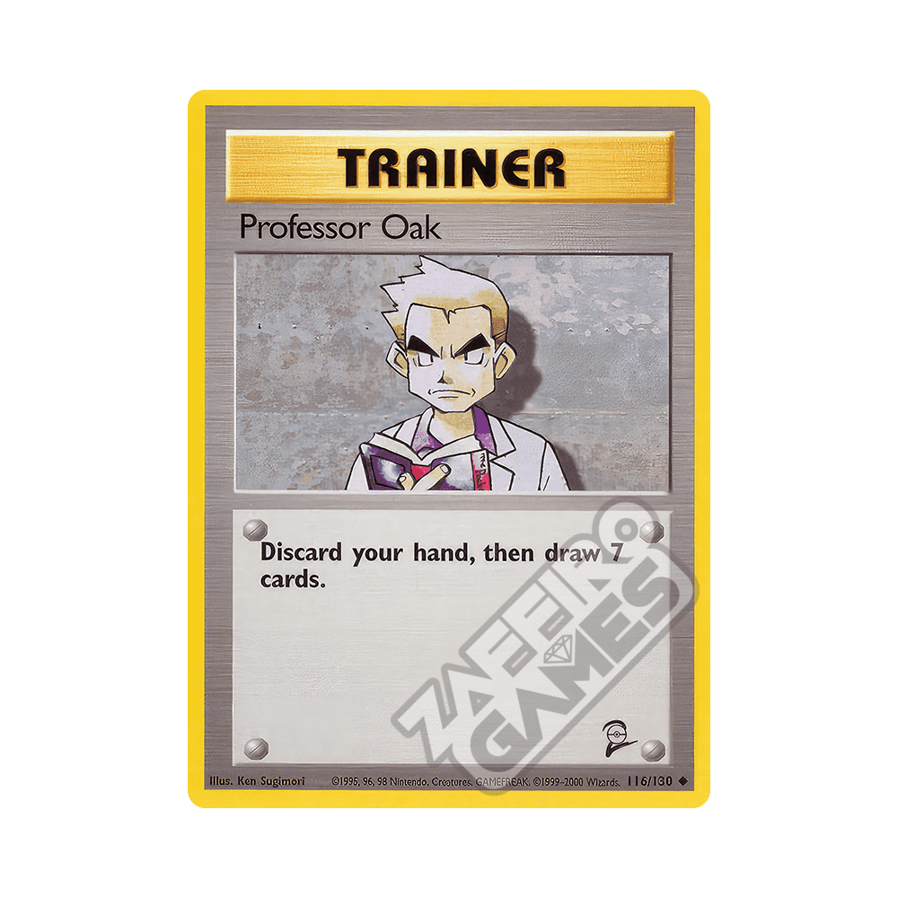 116/130 Professor Oak Non Comune (ENG) - Set Base 2 rr