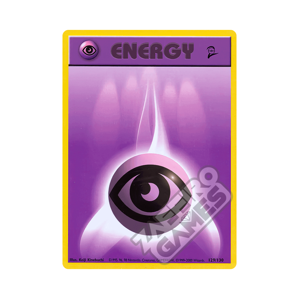 129/130 Psychic Energy Comune (ENG) - Set Base 2 rr
