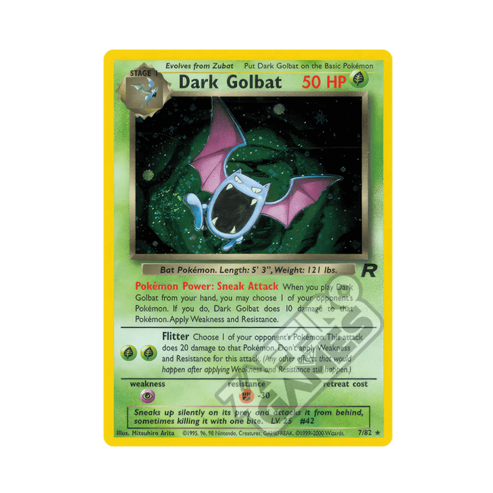 07/82 Dark Golbat Holo Unlimited (ITA) - Team Rocket rr