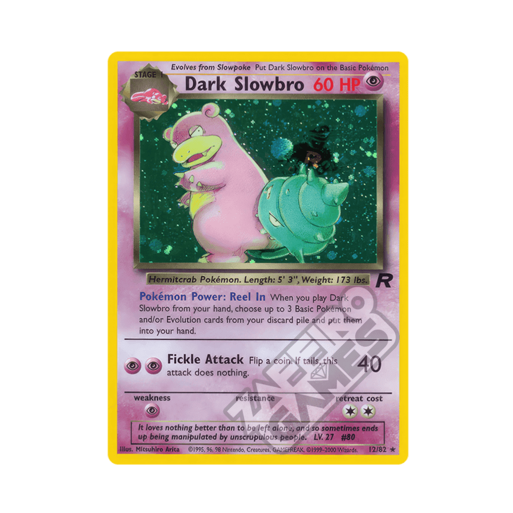 12/82 Dark Slowbro Holo Unlimited (ITA) - Team Rocket rr