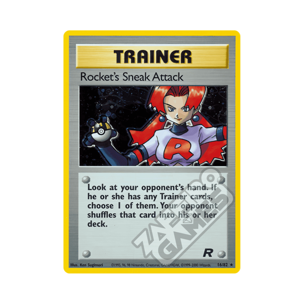16/82 Attacco Furtivo Rocket Holo Unlimited (ITA) - Team Rocket rr