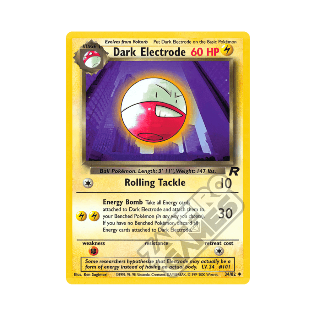 34/82 Dark Electrode Non Comune Unlimited (ITA) - Team Rocket rr