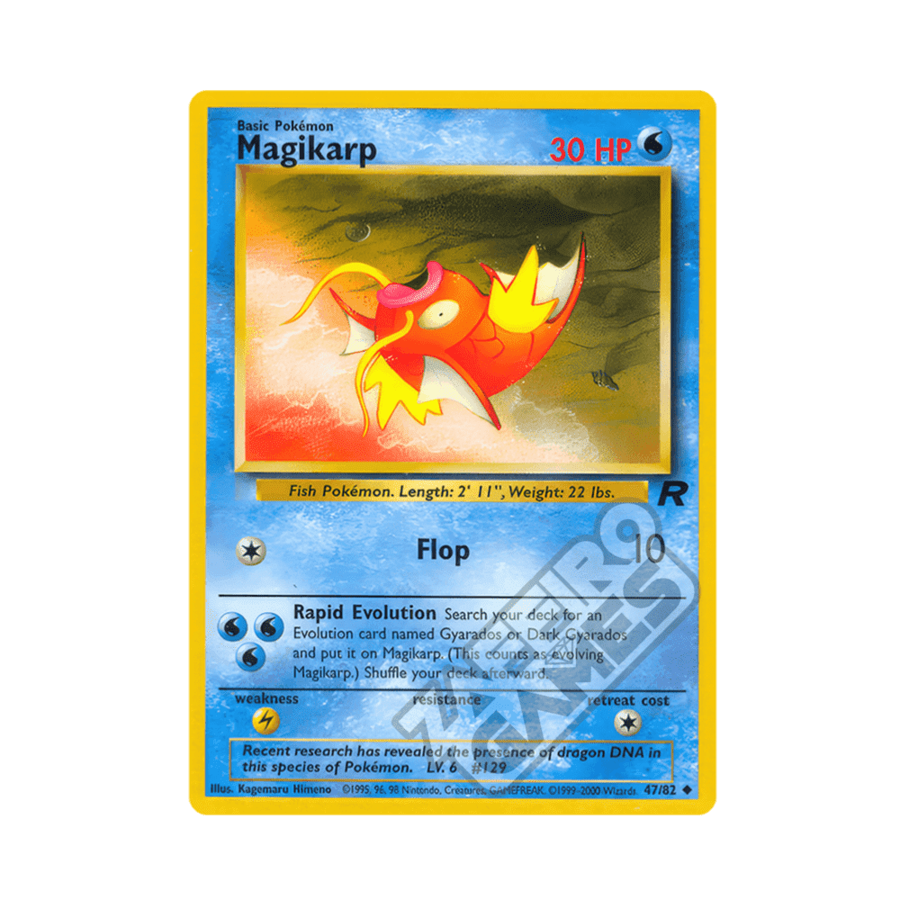 47/82 Magikarp Non Comune Unlimited (ITA) - Team Rocket rr
