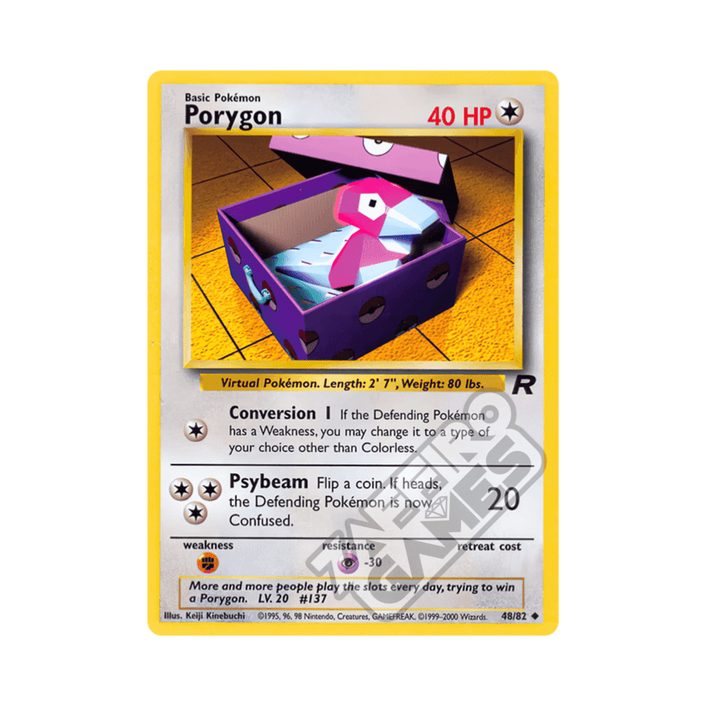 48/82 Porygon Non Comune Unlimited (ITA) - Team Rocket rr