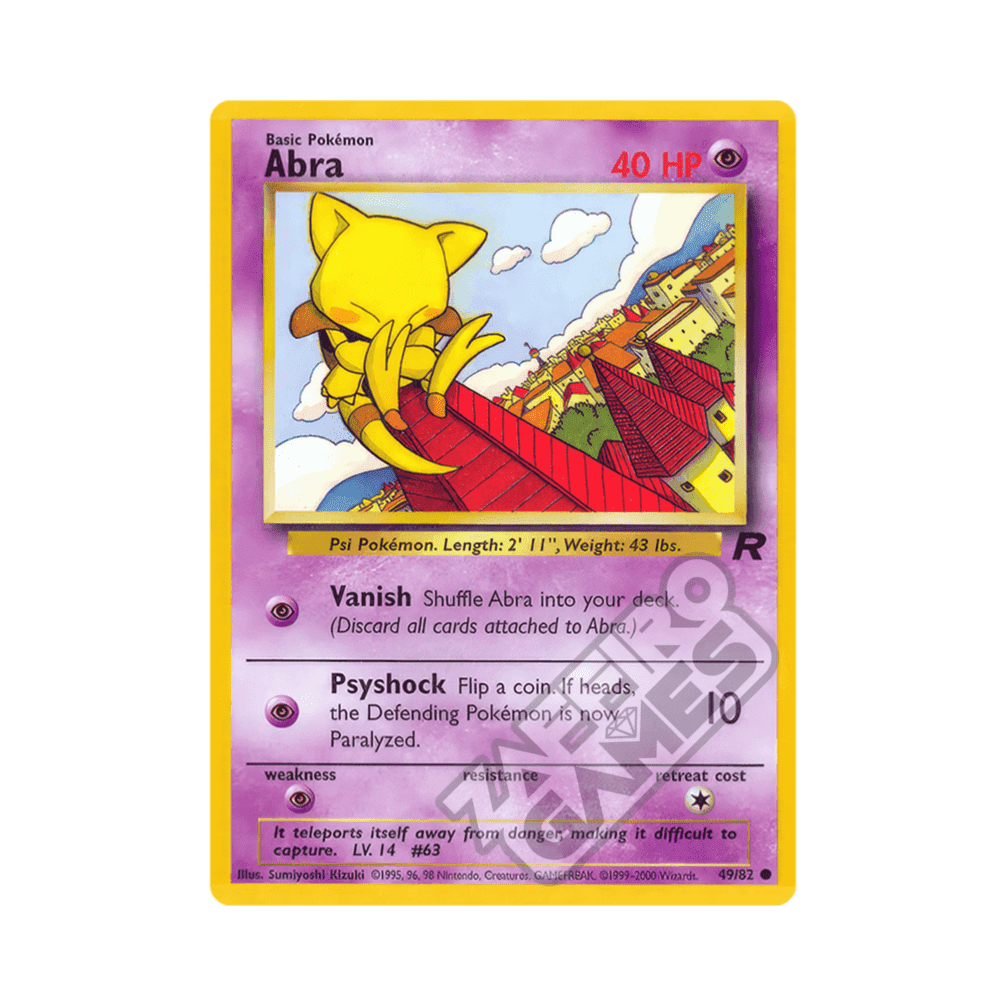 49/82 Abra Comune Unlimited (ITA) - Team Rocket rr