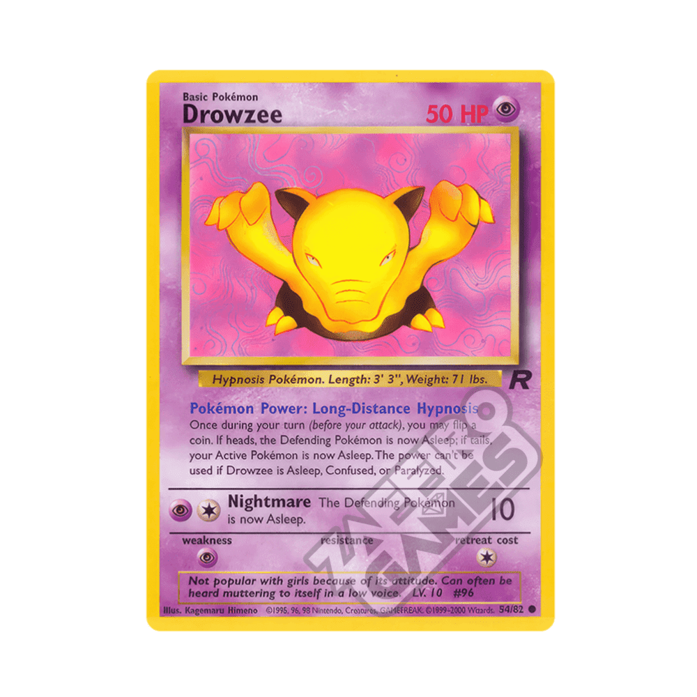 54/82 Drowzee Comune Unlimited (ITA) - Team Rocket rr