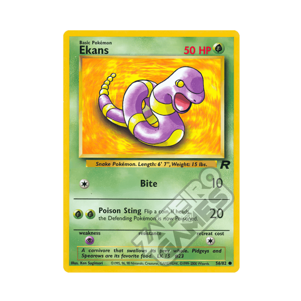 56/82 Ekans Comune Unlimited (ITA) - Team Rocket rr