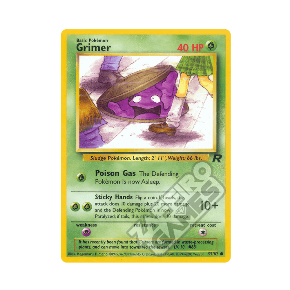 57/82 Grimer Comune Unlimited (ITA) - Team Rocket rr