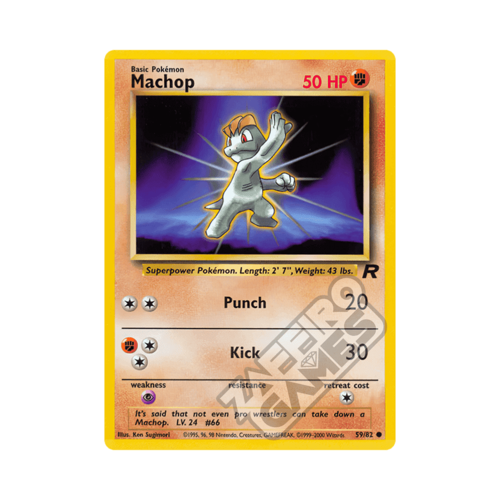 59/82 Machop Comune Unlimited (ITA) - Team Rocket rr