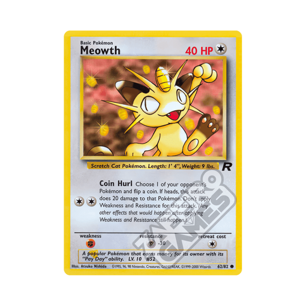 62/82 Meowth Comune Unlimited (ITA) - Team Rocket rr