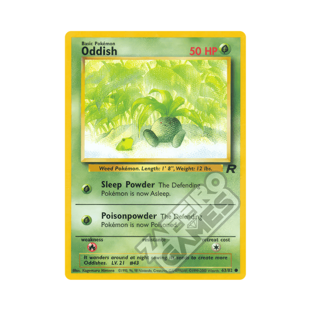 63/82 Oddish Comune Unlimited (ITA) - Team Rocket rr