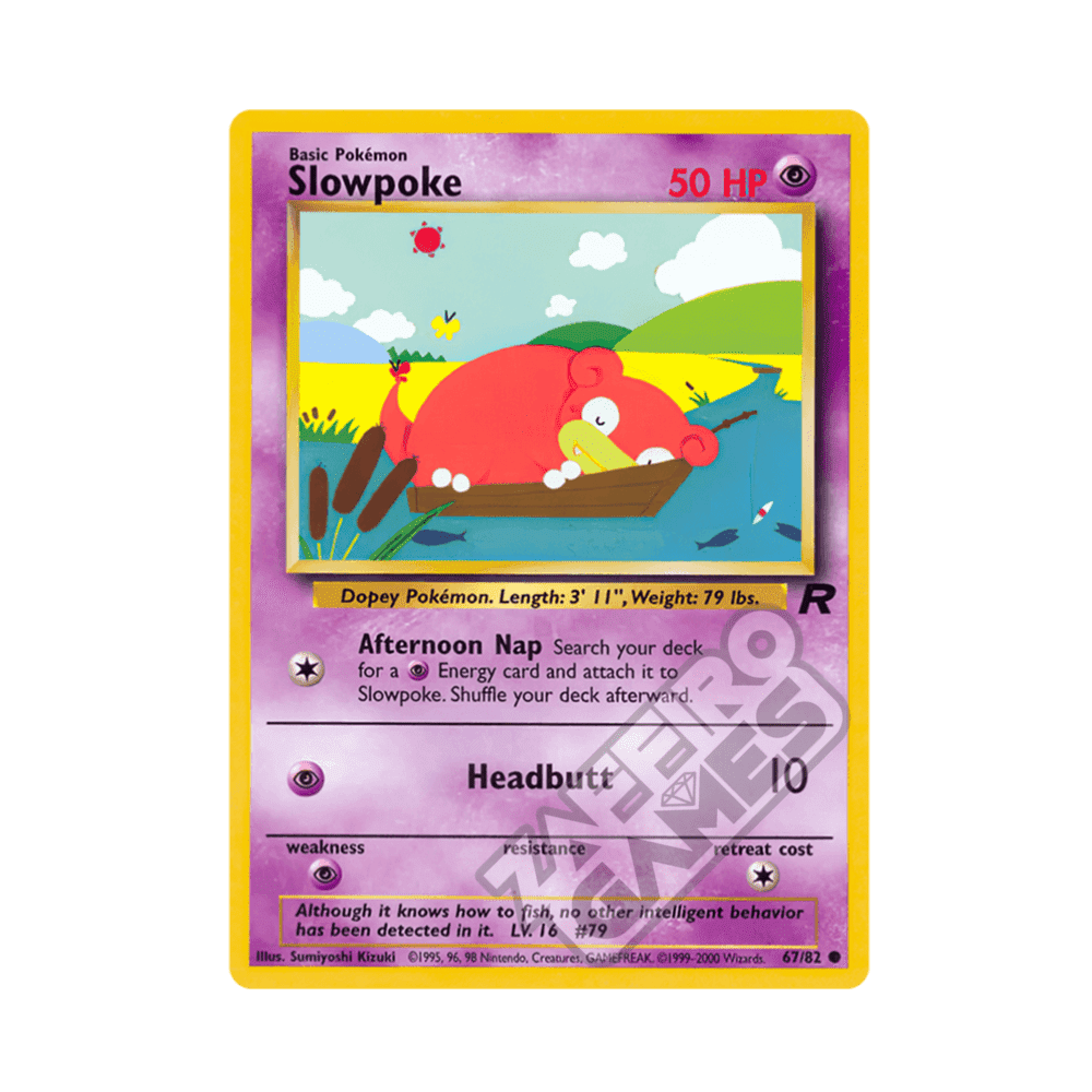 67/82 Slowpoke Comune Unlimited (ITA) - Team Rocket rr