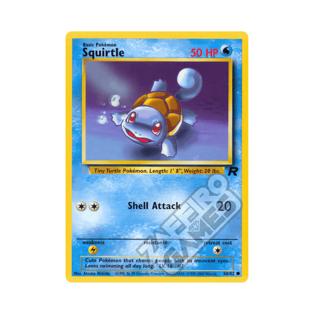 68/82 Squirtle Comune Unlimited (ITA) - Team Rocket rr