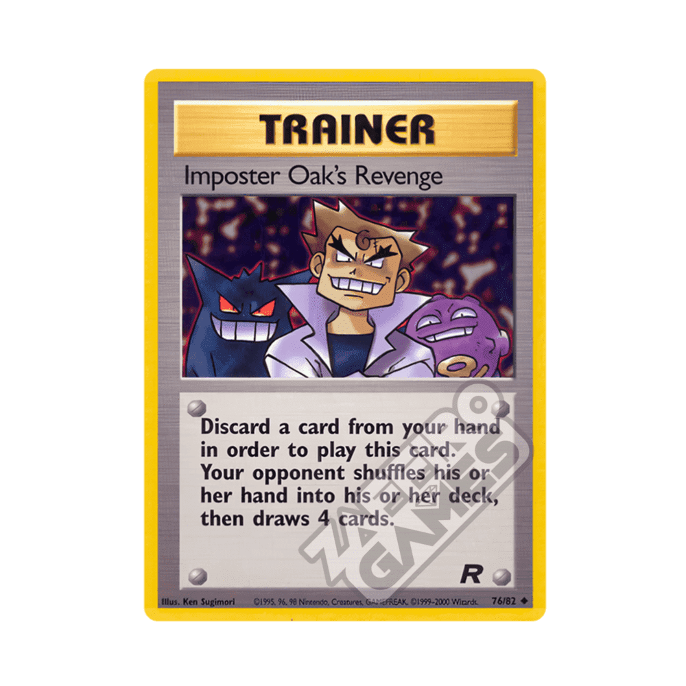 76/82 La Vendetta del Professor Oak, l'Impostore Non Comune Unlimited (ITA) - Team Rocket rr