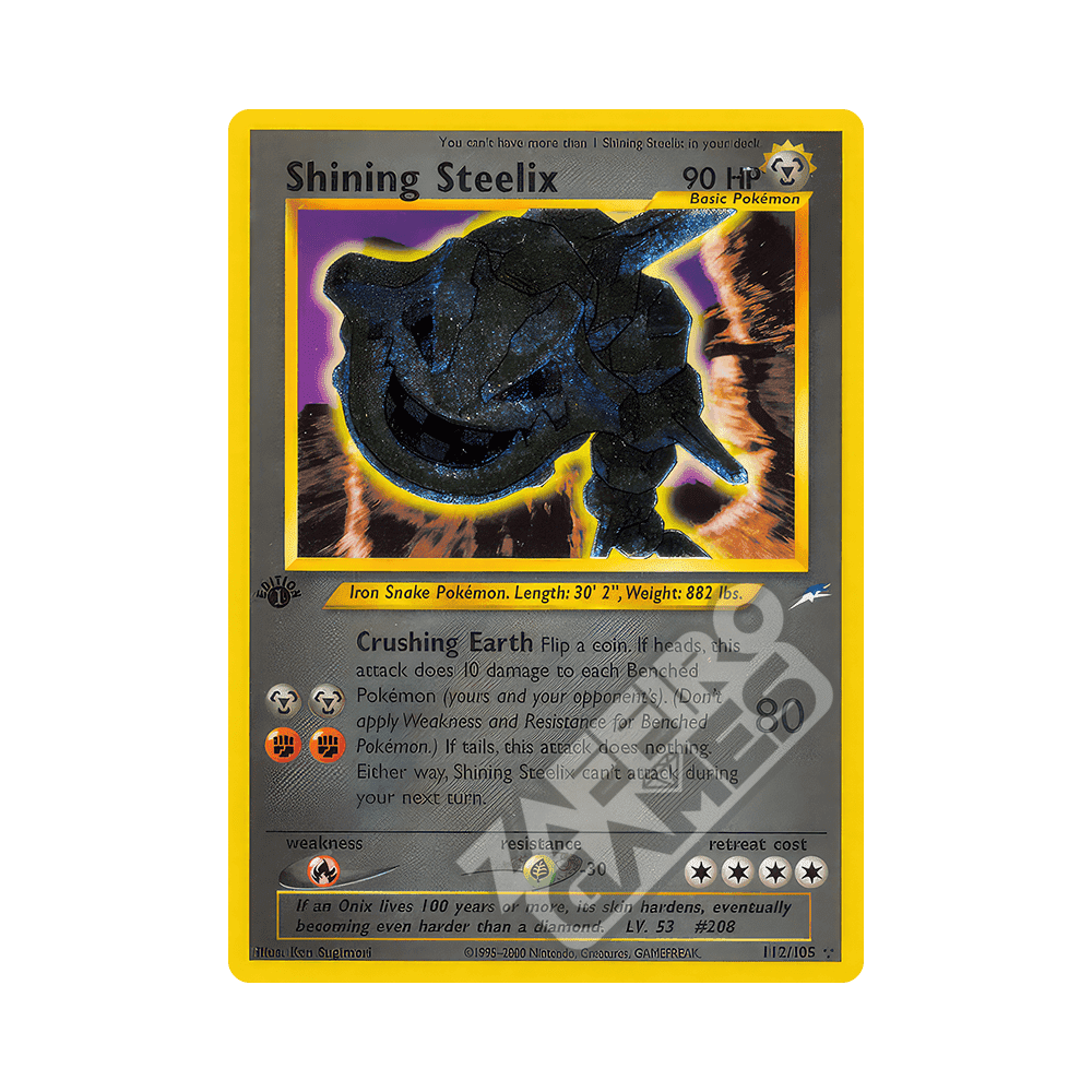 112/105 Shining Steelix Rara Prima Edizione (ITA) - Neo Destiny rr