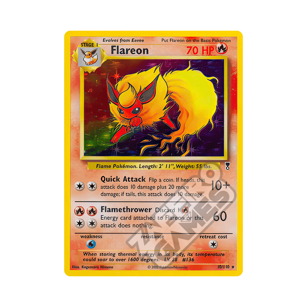 010/110 Flareon Holo (ENG) - Legendary Collection rr