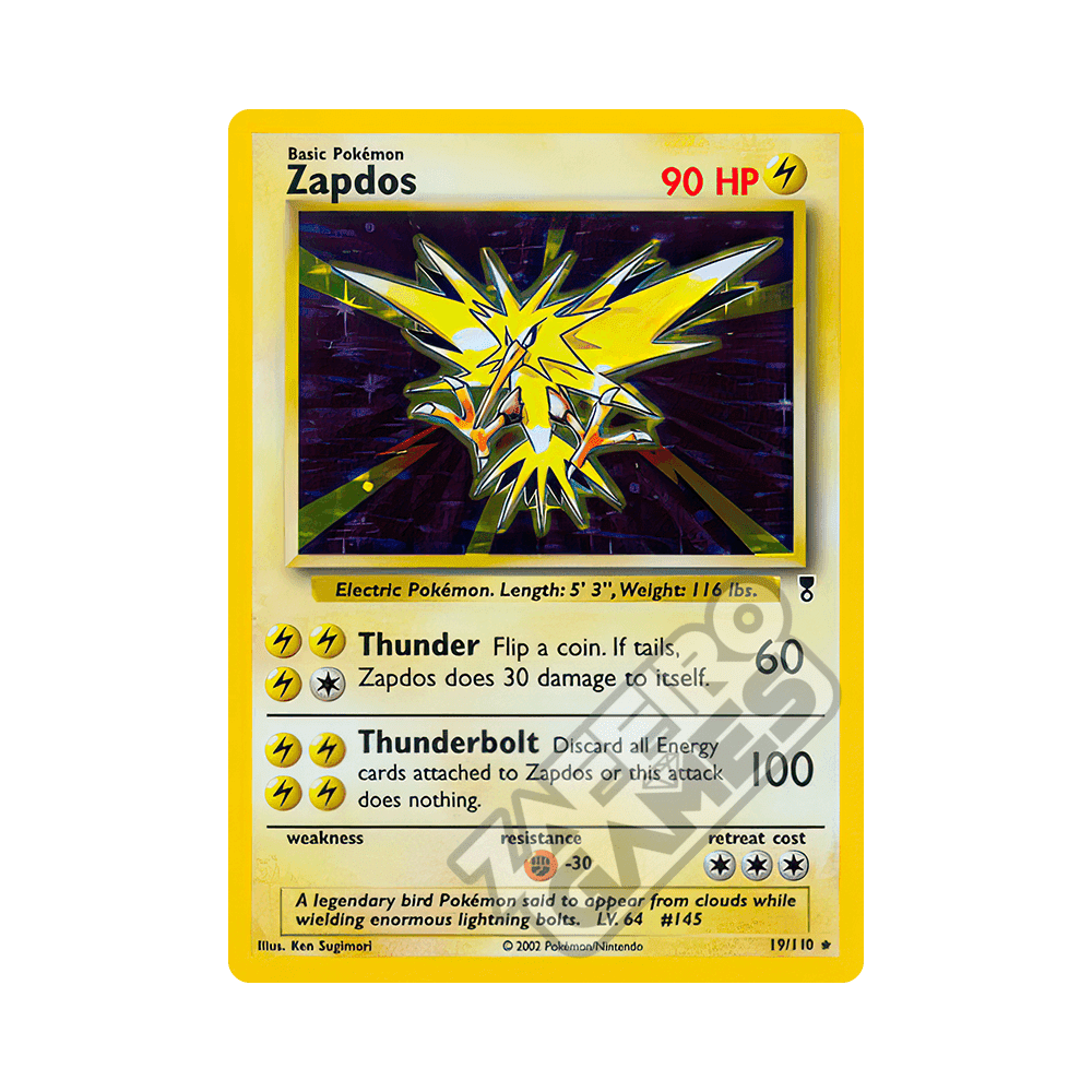 019/110 Zapdos Holo (ENG) - Legendary Collection rr