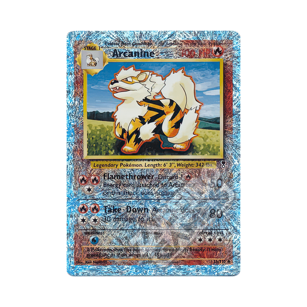 036/110 Arcanine Non Comune Reverse Holo (ENG) - Legendary Collection rr