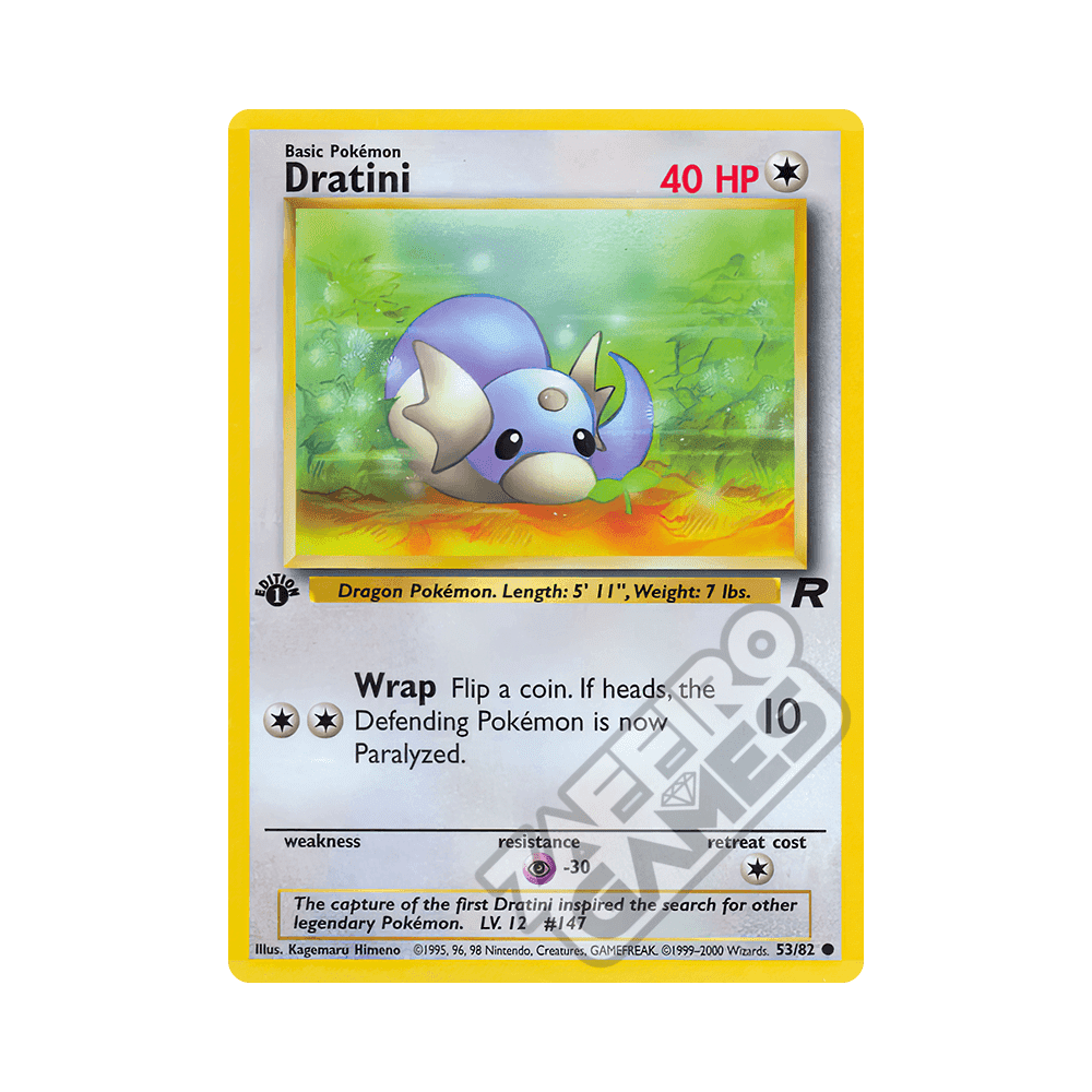 053/082 Dratini Comune Prima Edizione (IT) – Team Rocket rr