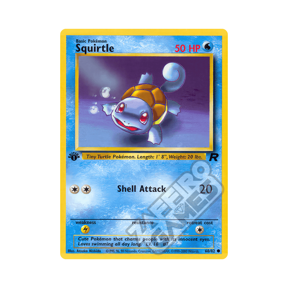 068/082 Squirtle Comune Prima Edizione (IT) – Team Rocket rr