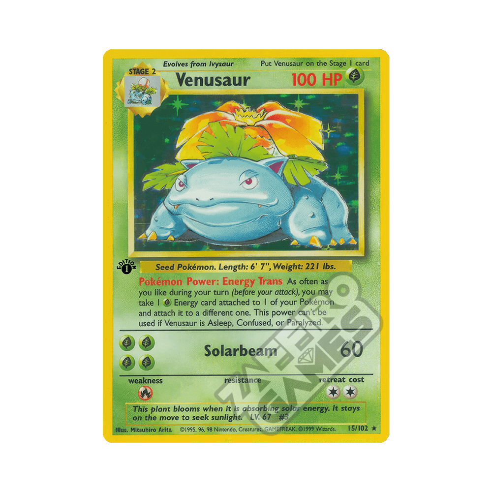 015/102 Venusaur Holo Prima Edizione (ITA) - Set Base rr